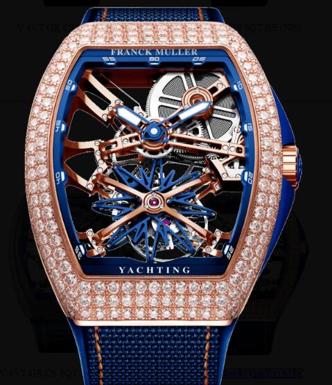 Review Franck Muller Gravity Yachting Skeleton Watches for sale Cheap Price V 45 T GR CS SQT YATCH D 5N